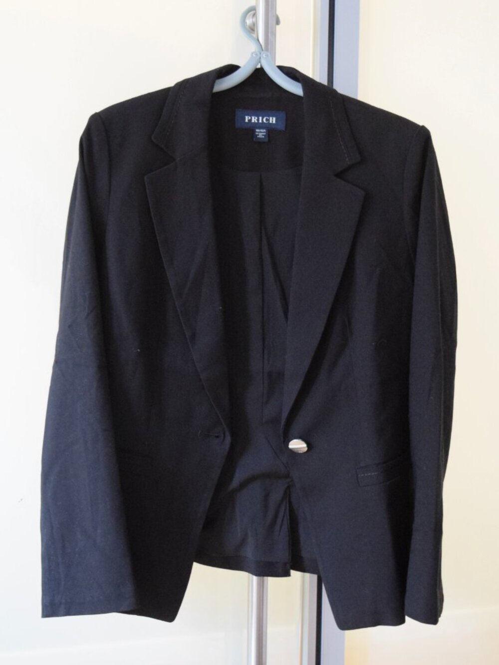 Prich Black Blazer - Slim Size XS